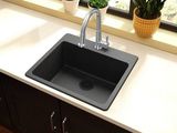 NEW - Quartz Classic Drop-in Composite 25 in. Single Bowl Kitchen Sink NEW - Quartz Classic Drop-in Composite 25 in. Single Bowl Kitchen Sink